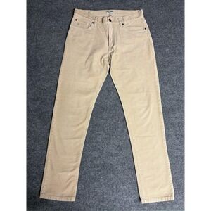 Todd Snyder Pants Mens 30x32 Beige Slim Fit Corduroy Chino Tapered Leg Casual